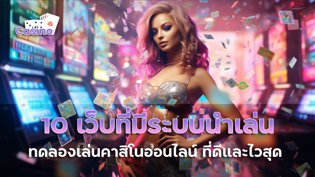 10 เว็บที่มีระบบนำเล่น หรือทดลองเล่นคาสิโนออนไลน์ ที่ดีและไวสุดโครต